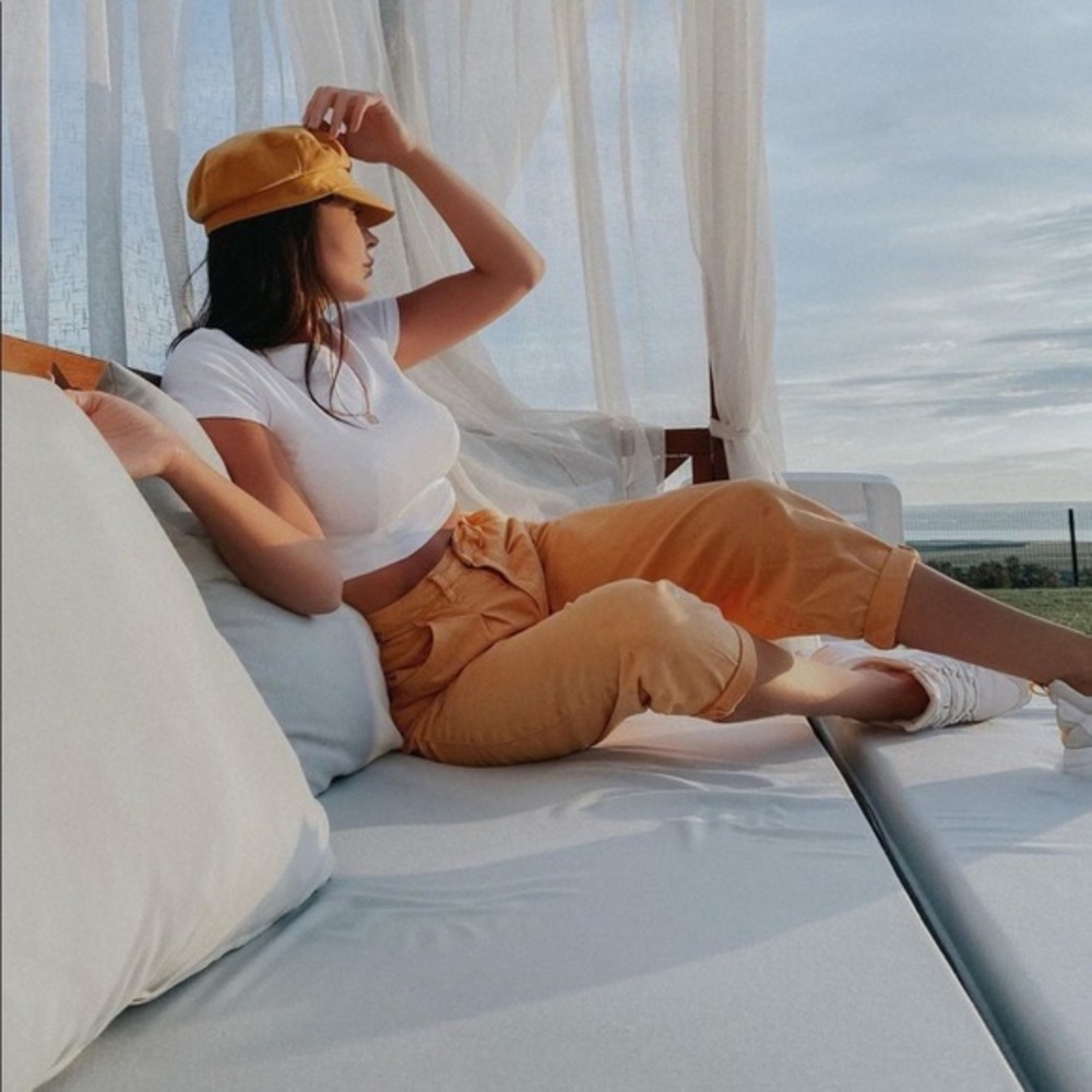 ZARA | Slouchy Jeans in Orange